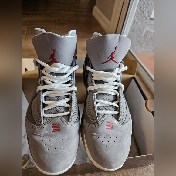 Nike Air Jordan Pure J Grey and Red - Picture 1 of 11